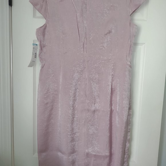 London Style Women's Shimmer Tiered Lined Dress - Picture 4 of 6